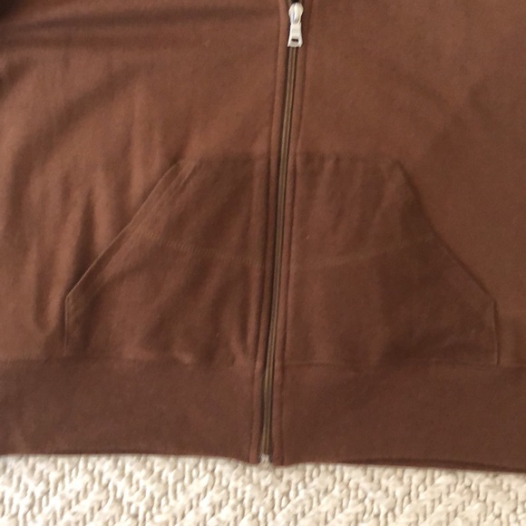 Silverwear brown butterfly front pouch pocket zip up - Picture 7 of 11
